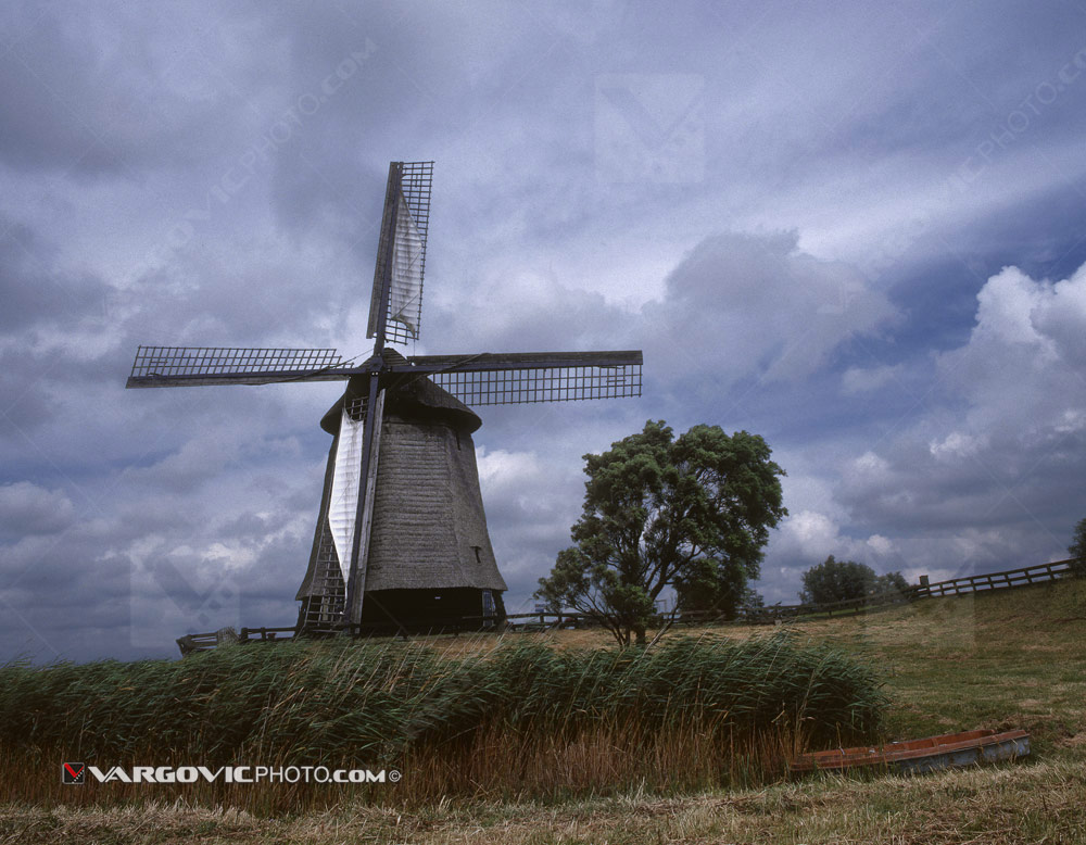 Typical Holland landscape near to Schermehorn in south Holland by Vargovic photo