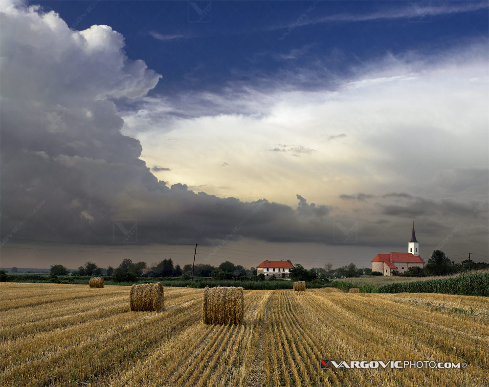 A special moment on the end of the summer in Croatian Podravina